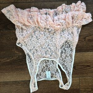Pink Lace crop top